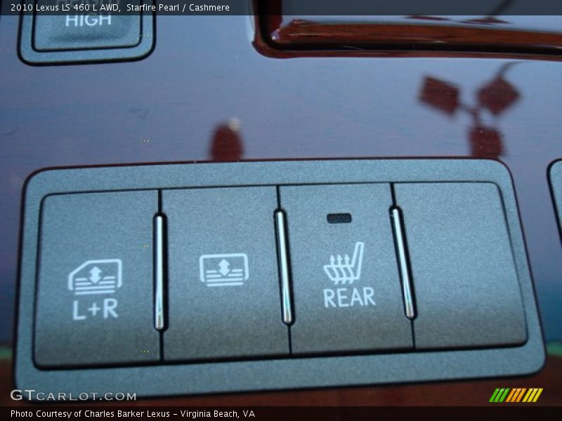 Controls of 2010 LS 460 L AWD