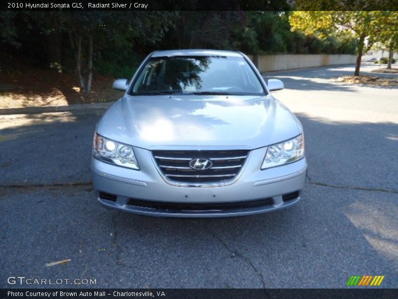 Radiant Silver / Gray 2010 Hyundai Sonata GLS