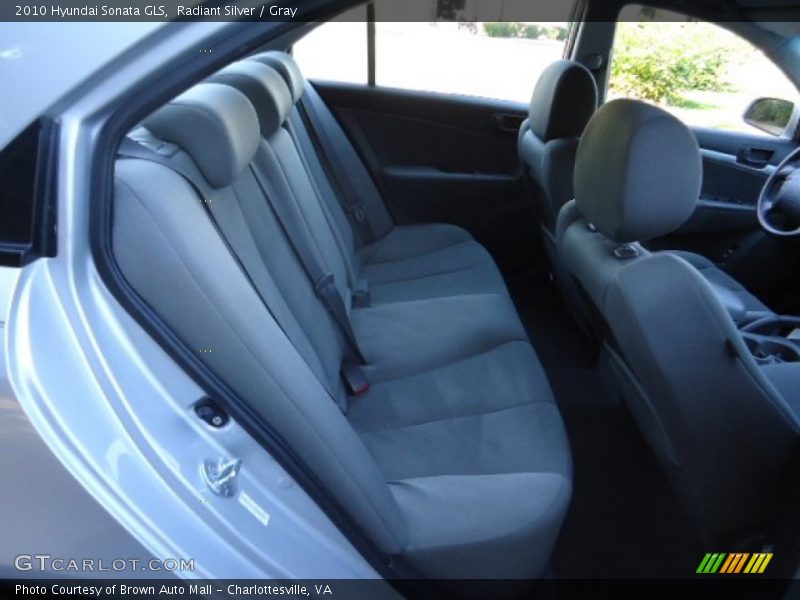 Radiant Silver / Gray 2010 Hyundai Sonata GLS
