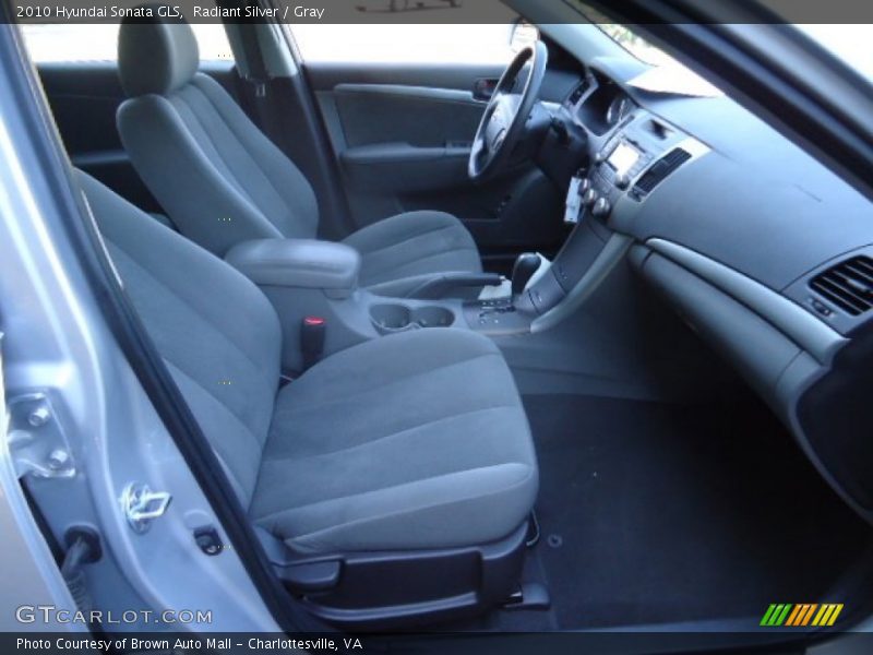 Radiant Silver / Gray 2010 Hyundai Sonata GLS