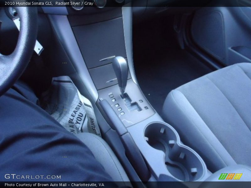 Radiant Silver / Gray 2010 Hyundai Sonata GLS