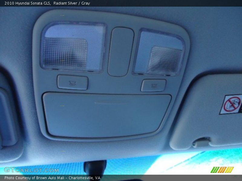 Radiant Silver / Gray 2010 Hyundai Sonata GLS