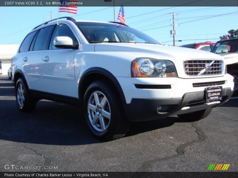 Ice White / Sandstone 2007 Volvo XC90 3.2