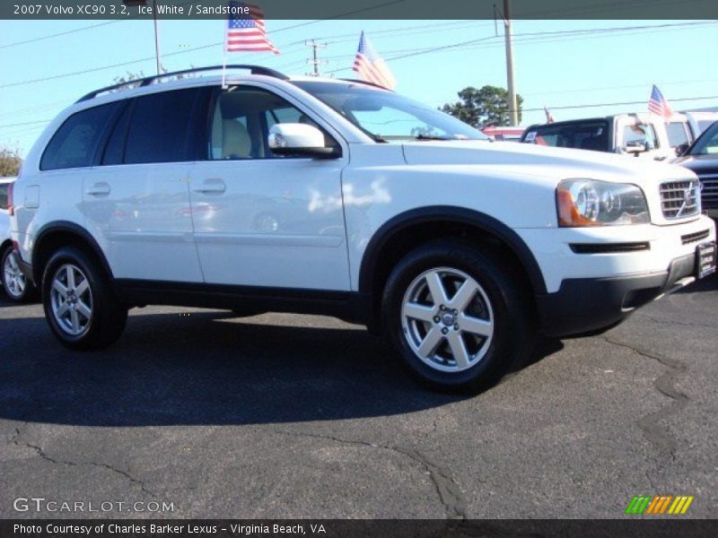 Ice White / Sandstone 2007 Volvo XC90 3.2
