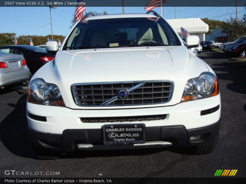 Ice White / Sandstone 2007 Volvo XC90 3.2