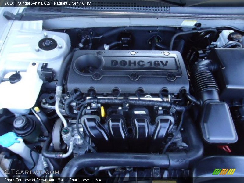 Radiant Silver / Gray 2010 Hyundai Sonata GLS