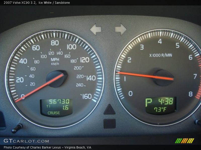 Ice White / Sandstone 2007 Volvo XC90 3.2