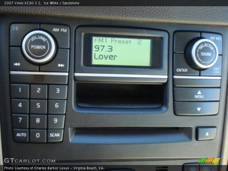 Controls of 2007 XC90 3.2