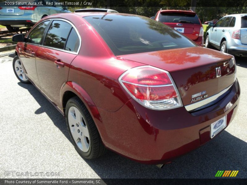 Red Jewel Tintcoat / Gray 2009 Saturn Aura XE