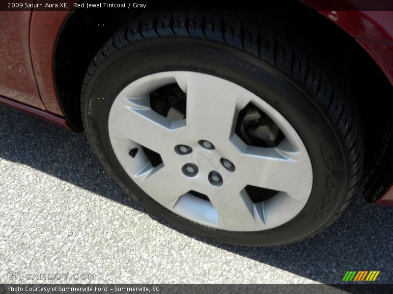 Red Jewel Tintcoat / Gray 2009 Saturn Aura XE