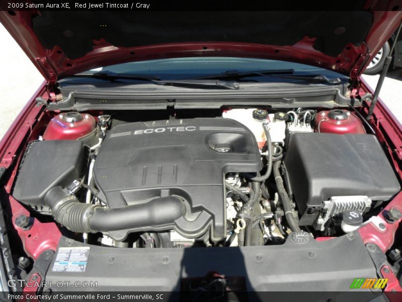 Red Jewel Tintcoat / Gray 2009 Saturn Aura XE