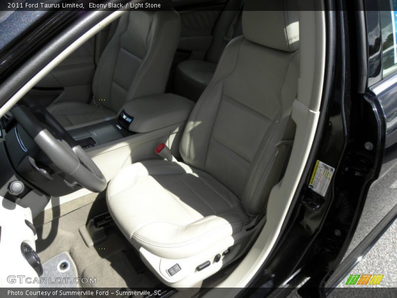 Ebony Black / Light Stone 2011 Ford Taurus Limited
