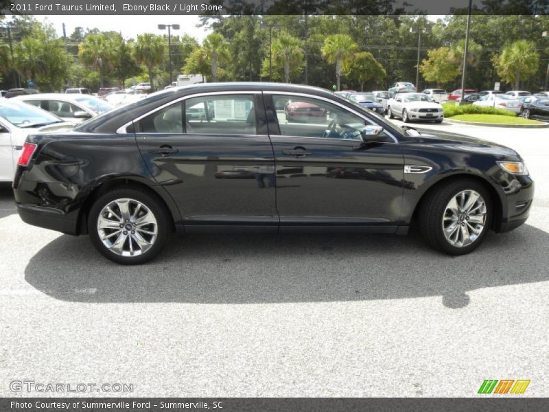 Ebony Black / Light Stone 2011 Ford Taurus Limited