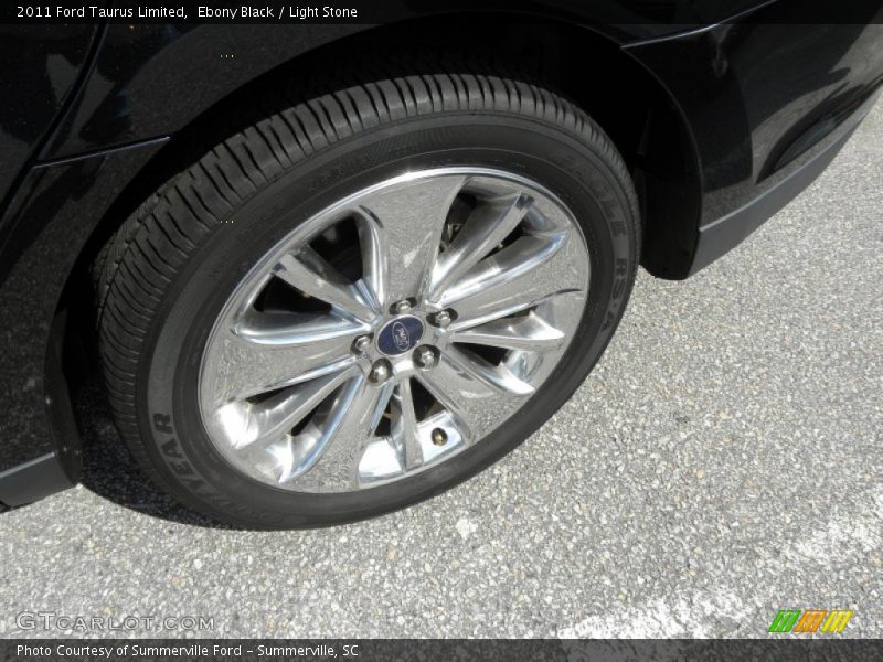 Ebony Black / Light Stone 2011 Ford Taurus Limited