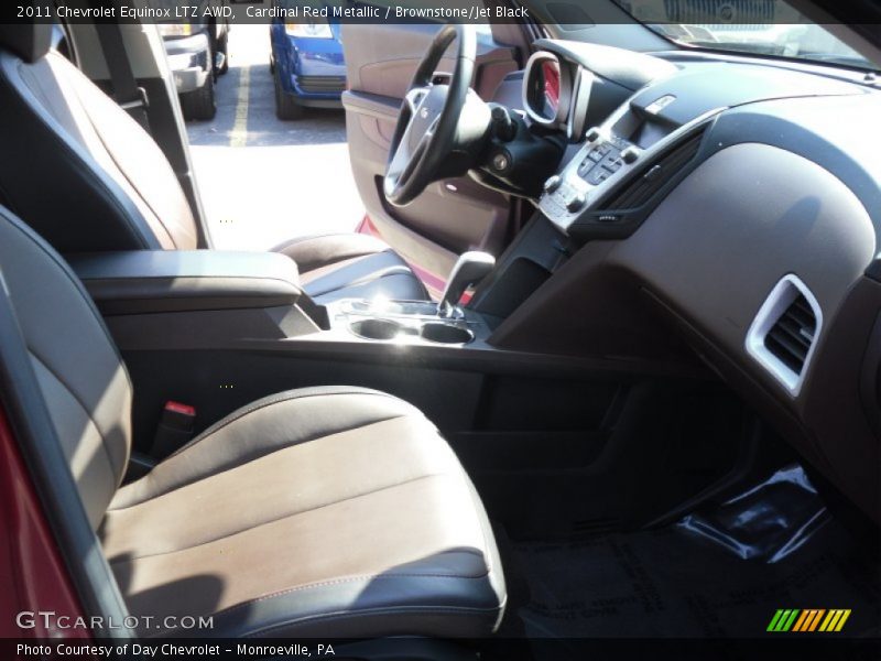 Cardinal Red Metallic / Brownstone/Jet Black 2011 Chevrolet Equinox LTZ AWD