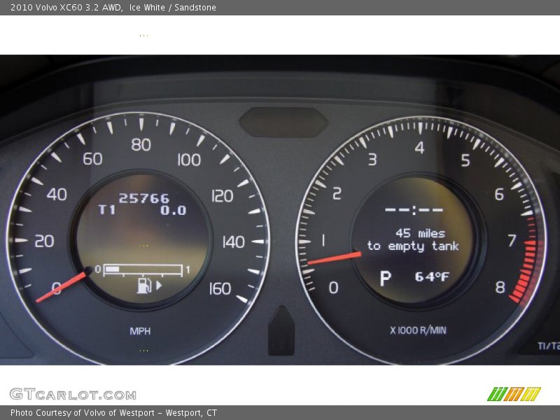  2010 XC60 3.2 AWD 3.2 AWD Gauges