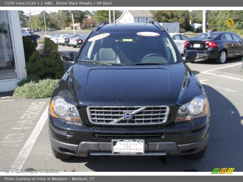 Ember Black Metallic / Off Black 2008 Volvo XC90 3.2 AWD