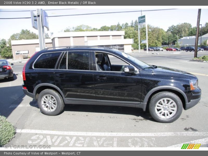 Ember Black Metallic / Off Black 2008 Volvo XC90 3.2 AWD