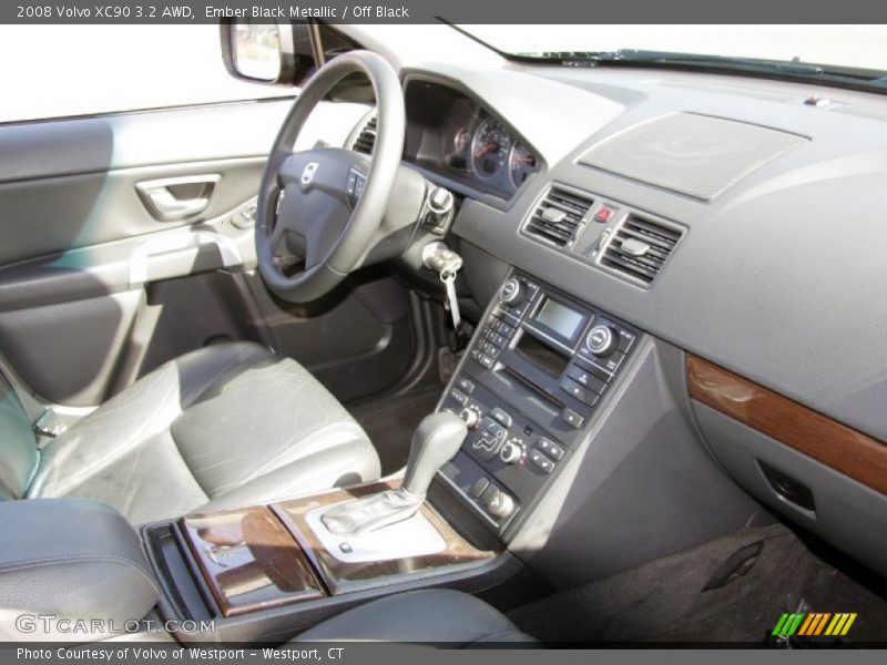 Ember Black Metallic / Off Black 2008 Volvo XC90 3.2 AWD