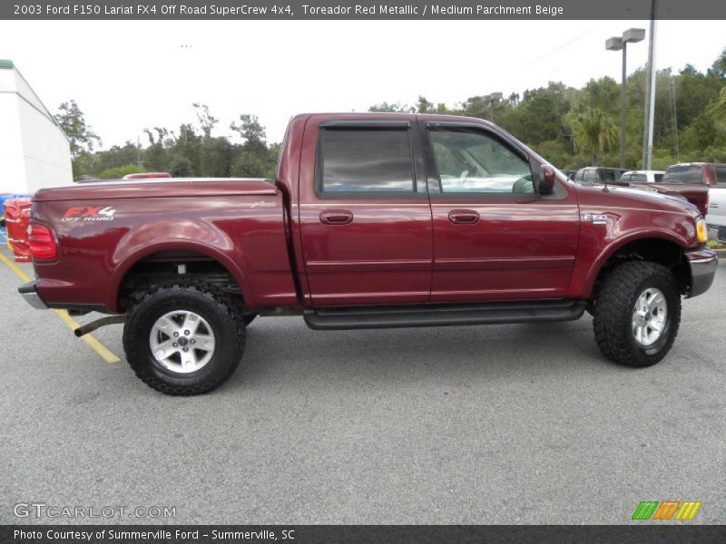  2003 F150 Lariat FX4 Off Road SuperCrew 4x4 Toreador Red Metallic