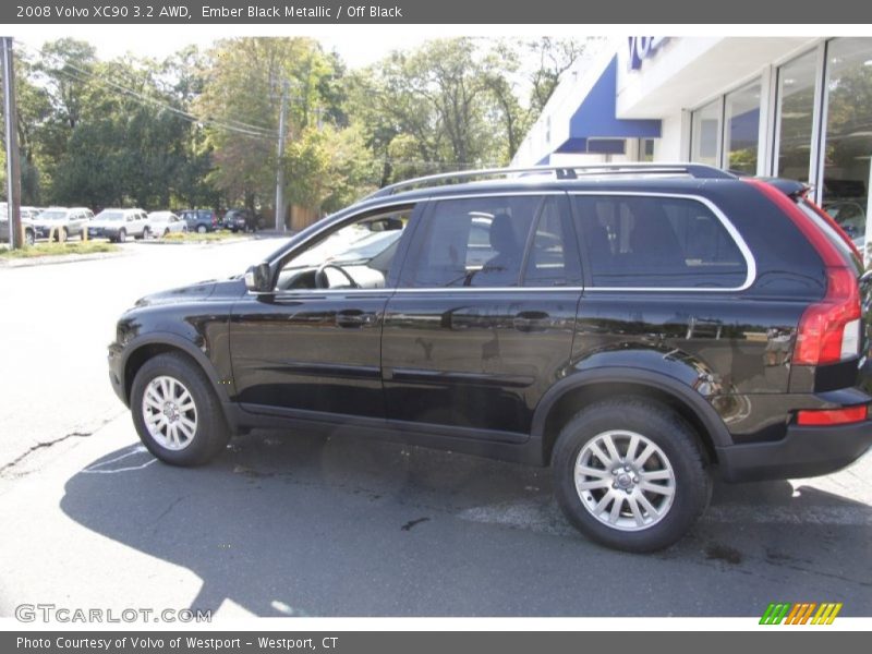 Ember Black Metallic / Off Black 2008 Volvo XC90 3.2 AWD