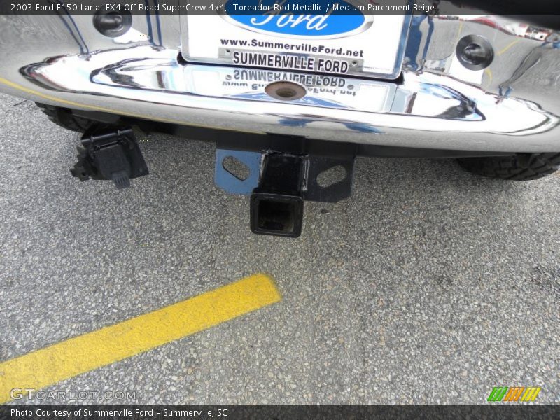 Toreador Red Metallic / Medium Parchment Beige 2003 Ford F150 Lariat FX4 Off Road SuperCrew 4x4