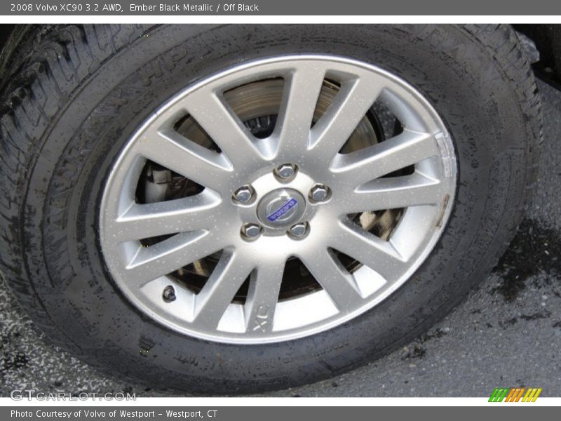 Ember Black Metallic / Off Black 2008 Volvo XC90 3.2 AWD