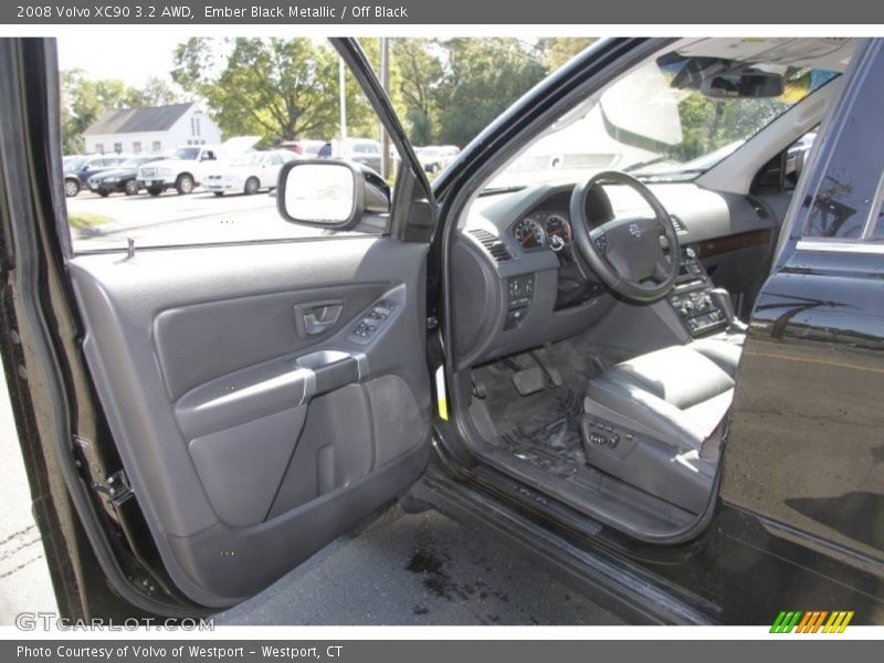 Ember Black Metallic / Off Black 2008 Volvo XC90 3.2 AWD
