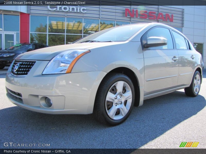 Sandstone / Charcoal/Steel 2008 Nissan Sentra 2.0 S