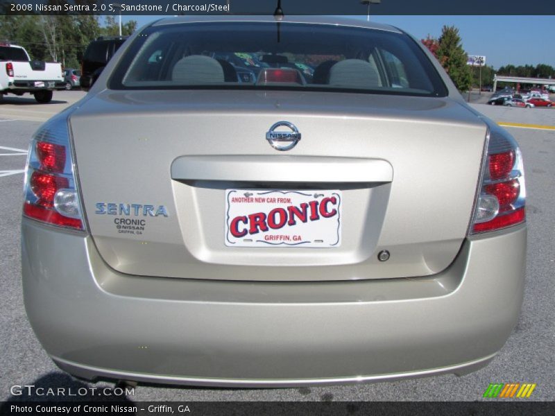 Sandstone / Charcoal/Steel 2008 Nissan Sentra 2.0 S