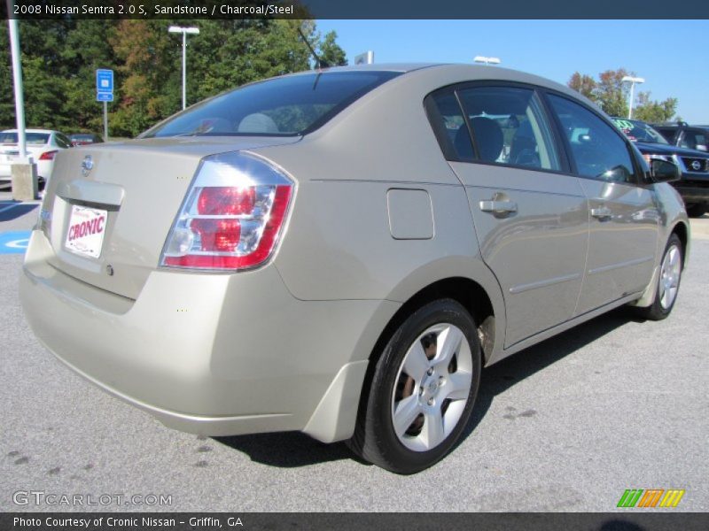 Sandstone / Charcoal/Steel 2008 Nissan Sentra 2.0 S