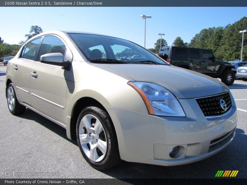 Sandstone / Charcoal/Steel 2008 Nissan Sentra 2.0 S