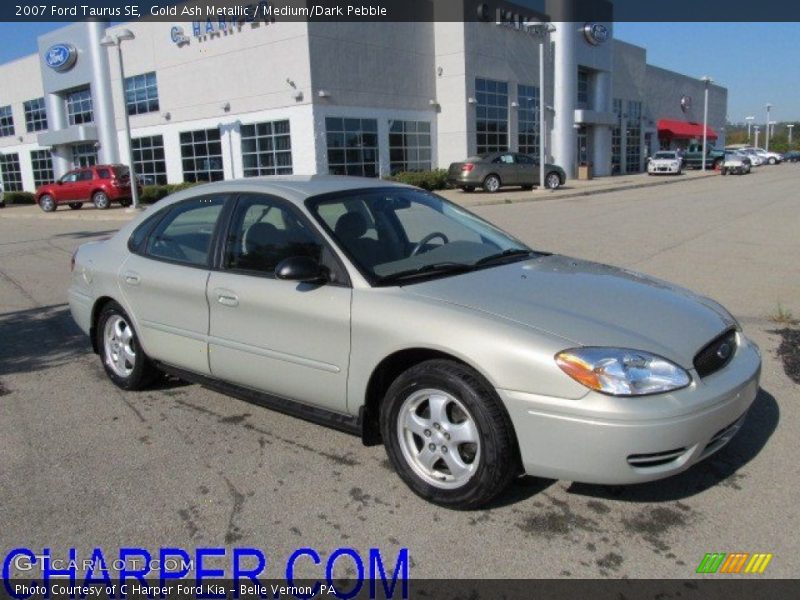 Gold Ash Metallic / Medium/Dark Pebble 2007 Ford Taurus SE