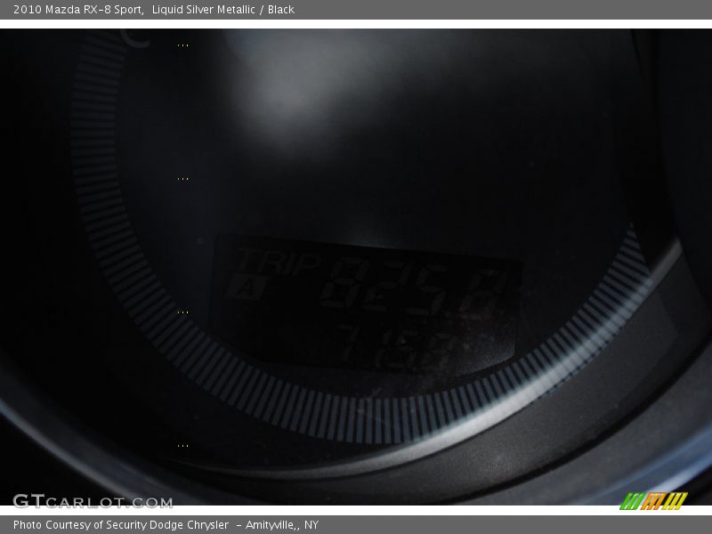 Liquid Silver Metallic / Black 2010 Mazda RX-8 Sport