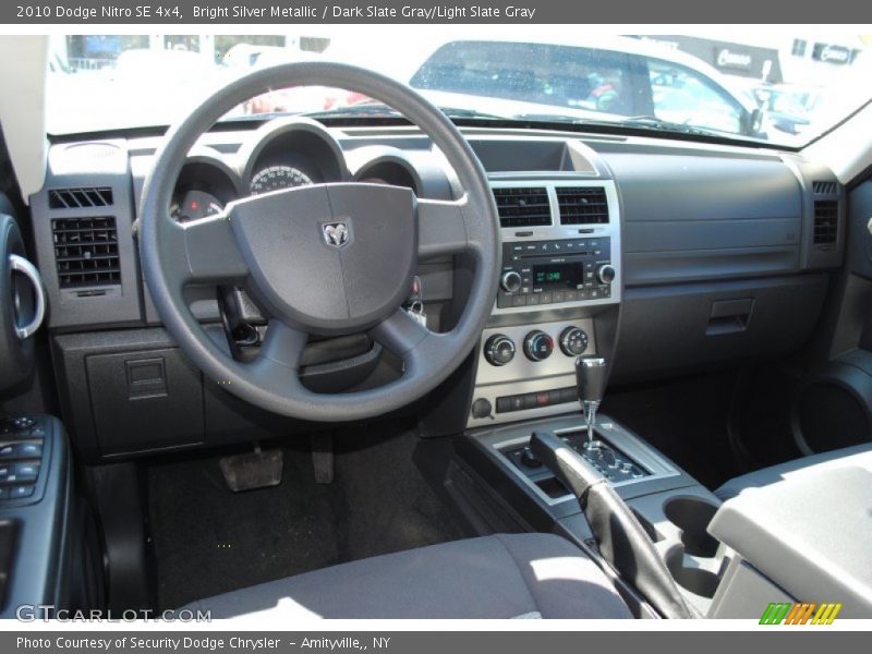 Bright Silver Metallic / Dark Slate Gray/Light Slate Gray 2010 Dodge Nitro SE 4x4