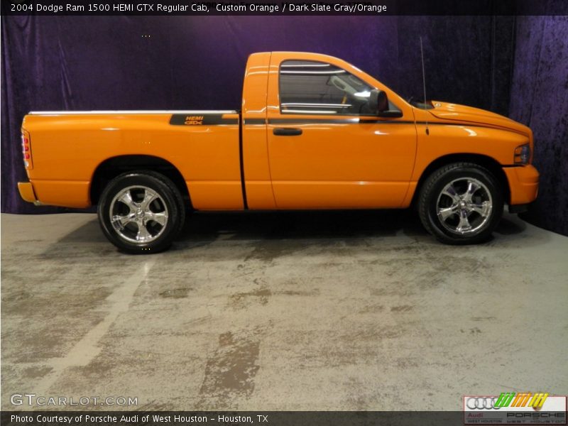 Custom Orange / Dark Slate Gray/Orange 2004 Dodge Ram 1500 HEMI GTX Regular Cab