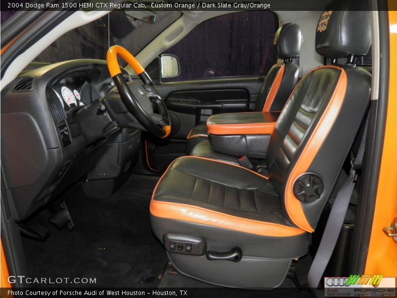  2004 Ram 1500 HEMI GTX Regular Cab Dark Slate Gray/Orange Interior