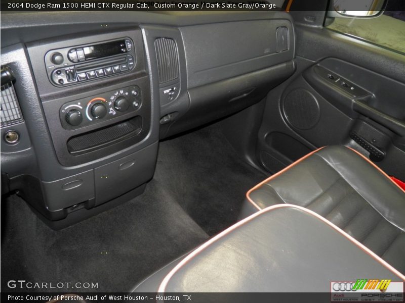 Custom Orange / Dark Slate Gray/Orange 2004 Dodge Ram 1500 HEMI GTX Regular Cab