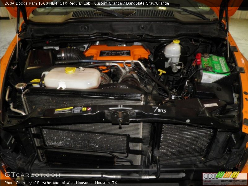 Custom Orange / Dark Slate Gray/Orange 2004 Dodge Ram 1500 HEMI GTX Regular Cab