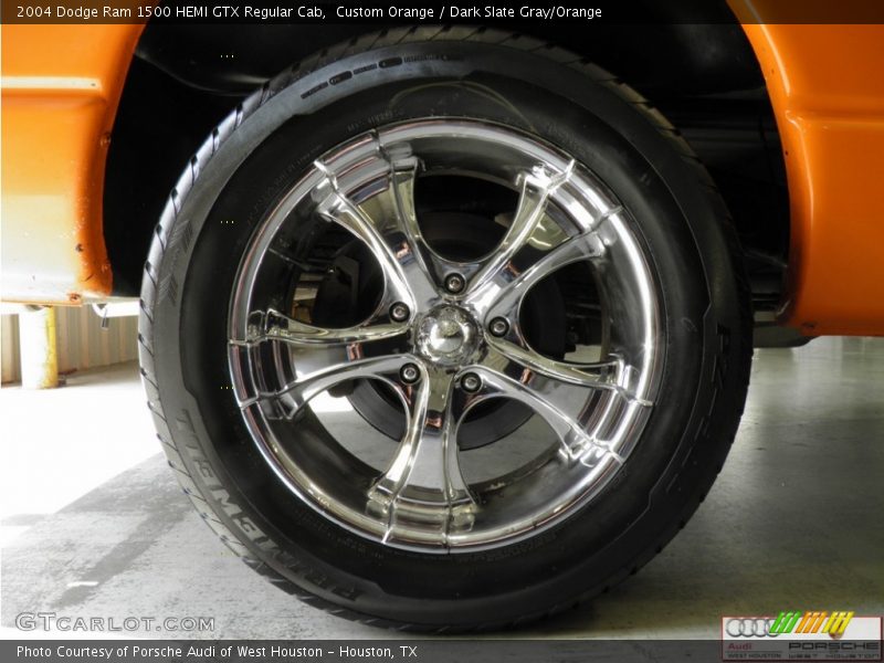 Custom Orange / Dark Slate Gray/Orange 2004 Dodge Ram 1500 HEMI GTX Regular Cab