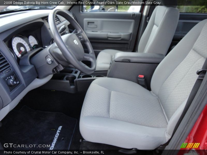 Inferno Red Crystal Pearl / Dark Slate Gray/Medium Slate Gray 2008 Dodge Dakota Big Horn Crew Cab