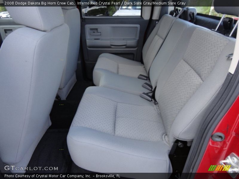 Inferno Red Crystal Pearl / Dark Slate Gray/Medium Slate Gray 2008 Dodge Dakota Big Horn Crew Cab