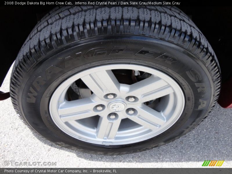 Inferno Red Crystal Pearl / Dark Slate Gray/Medium Slate Gray 2008 Dodge Dakota Big Horn Crew Cab