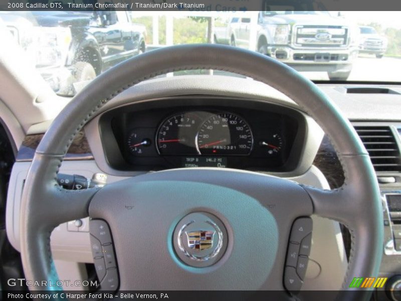 Titanium Chromaflair / Titanium/Dark Titanium 2008 Cadillac DTS