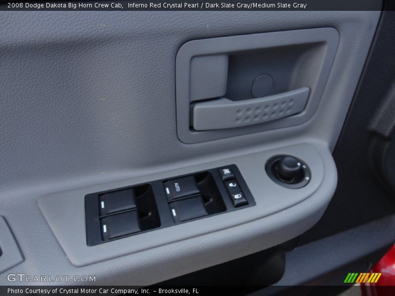 Inferno Red Crystal Pearl / Dark Slate Gray/Medium Slate Gray 2008 Dodge Dakota Big Horn Crew Cab