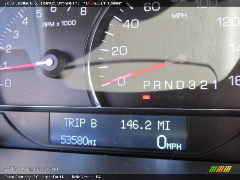 Titanium Chromaflair / Titanium/Dark Titanium 2008 Cadillac DTS
