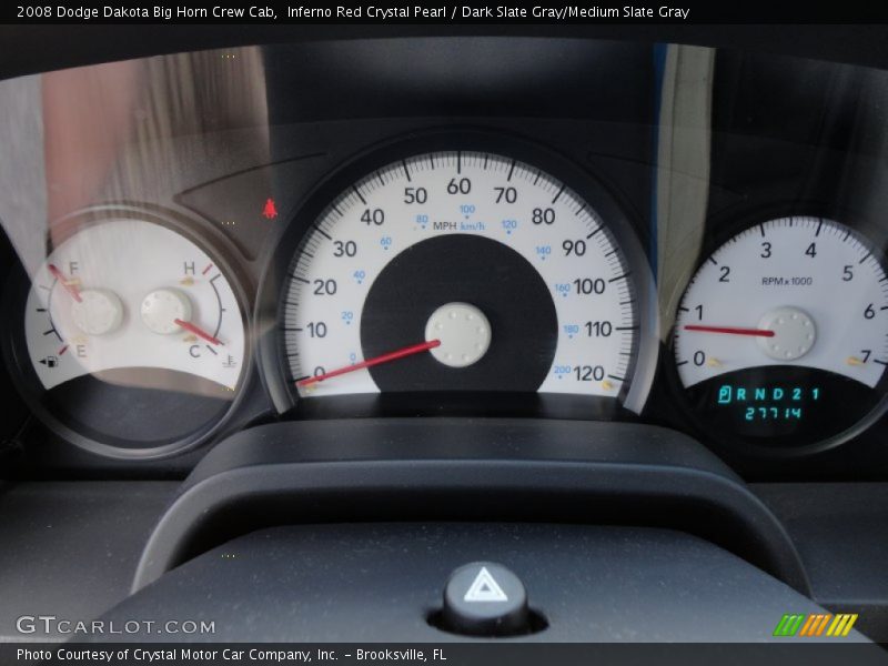  2008 Dakota Big Horn Crew Cab Big Horn Crew Cab Gauges