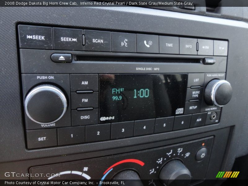 Audio System of 2008 Dakota Big Horn Crew Cab