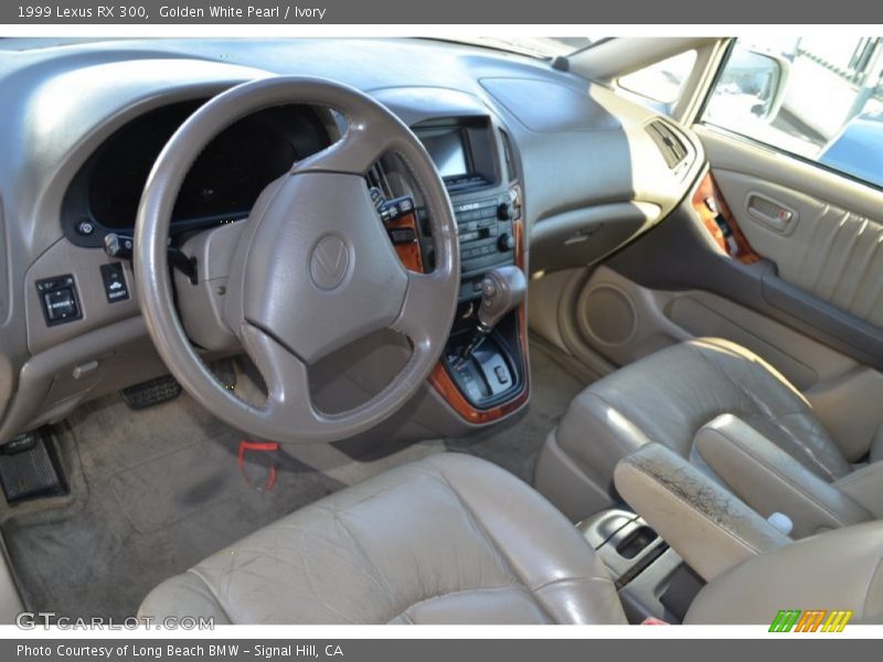 Golden White Pearl / Ivory 1999 Lexus RX 300