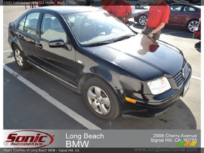 Black / Grey 2003 Volkswagen Jetta GLS Sedan